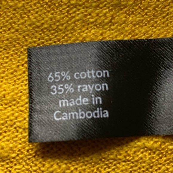 Lane Bryant short sleeve cardigan, size 14/16. Navy Blue with white and gold. - Picture 5 of 5